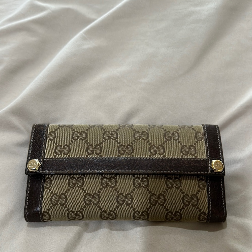 Gucci Brown Monogram Wallet